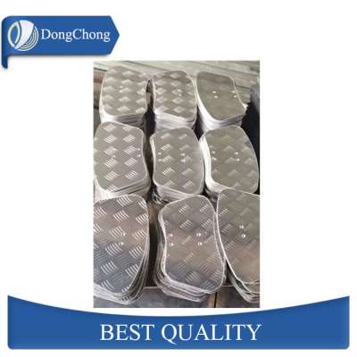 Aluminum Chequer Plate 3003 Alloy Checker Plate 5083 Aluminium Diamond Plate For Step Board