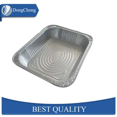 Raw Materials Embossed Aluminium Foil Serving Trays