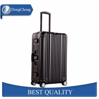 Rolling Luggage Travel Baggage Aluminium Frame Suitcase with Universal Wheel