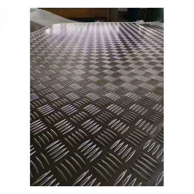 Aluminium sheets anti slip 1060 five bars